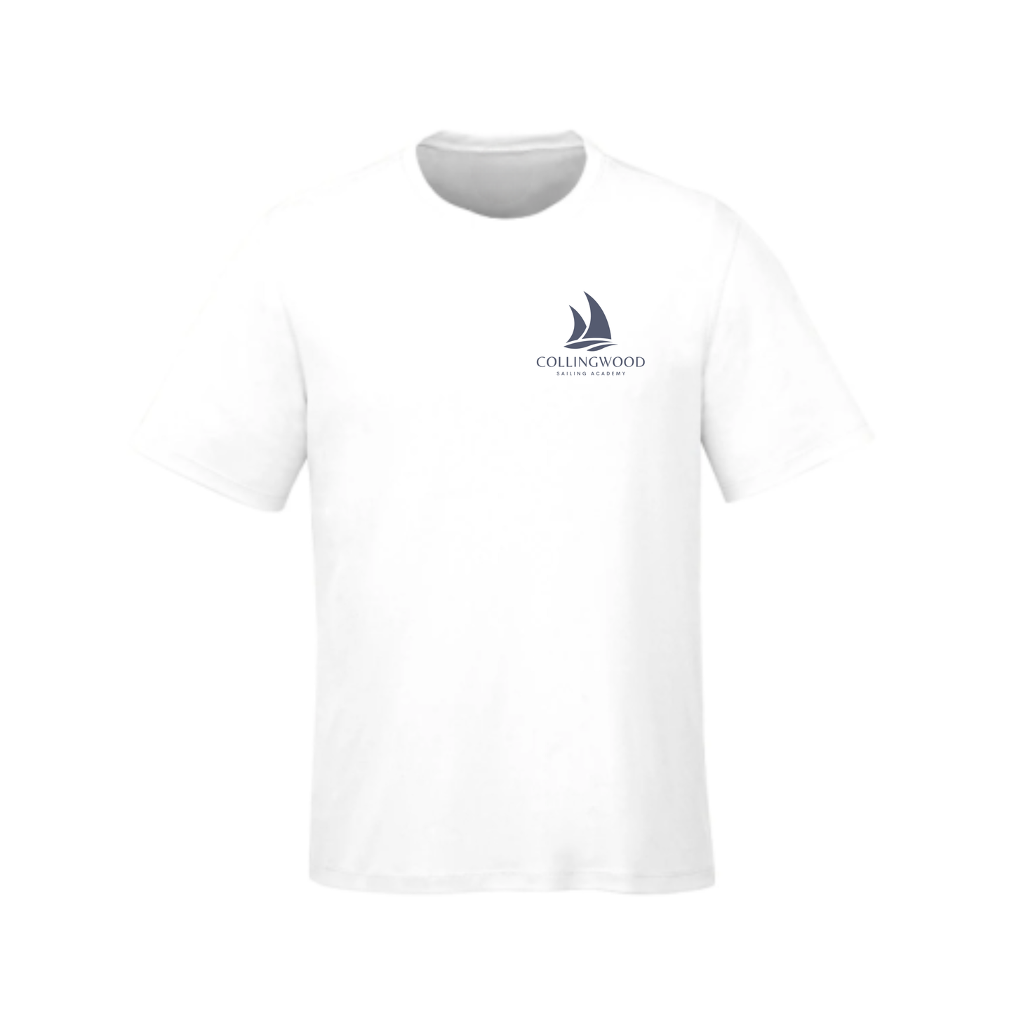 CSA Crewneck Tee  - White / Navy
