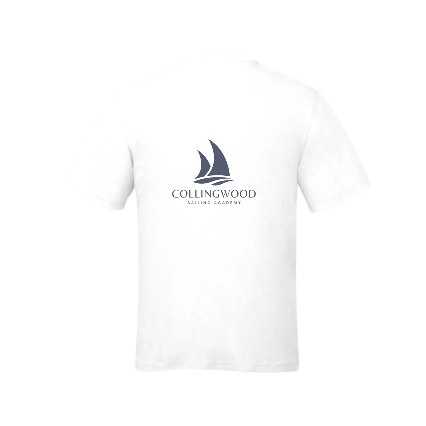 CSA Crewneck Tee  - White / Navy