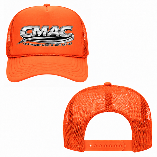 CMAC Mesh Back Hat / Orange – Youth & Adult