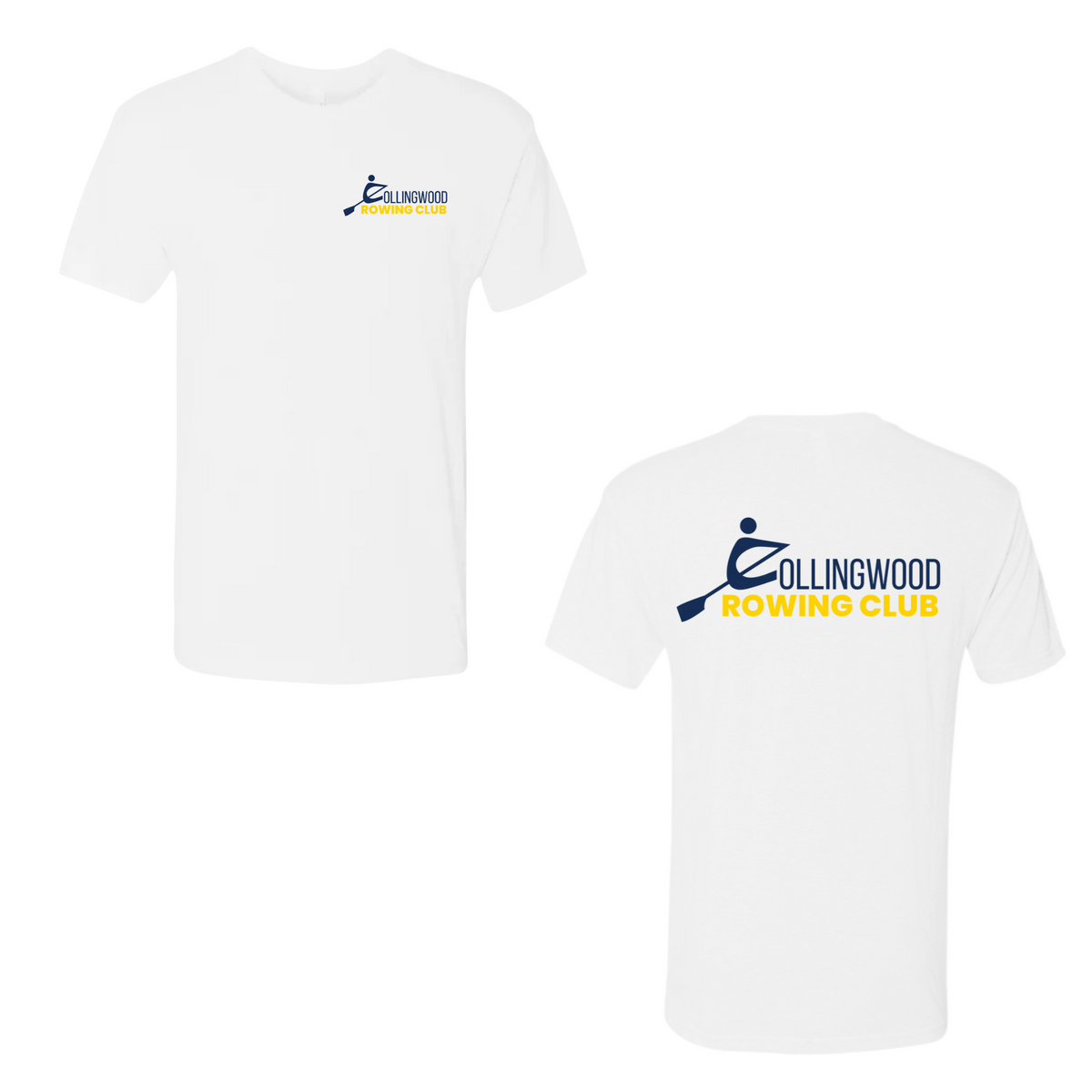 Collingwood Rowing Club – Dual Logo T-Shirt - White
