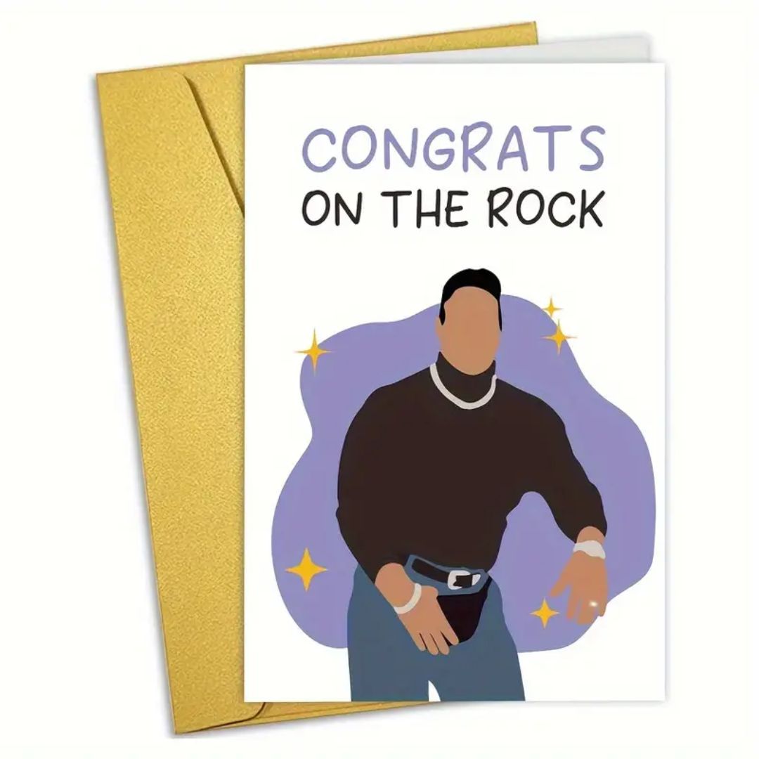 Congrats on the Rock Greeting Card