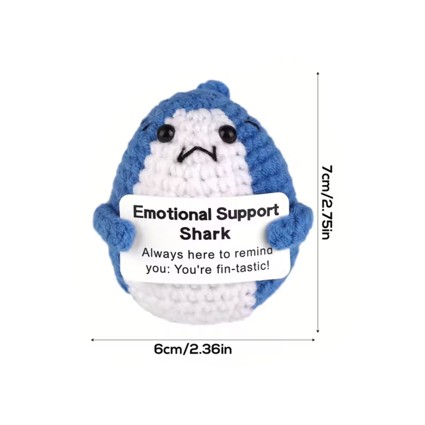 Emotional Support Shark - Blue