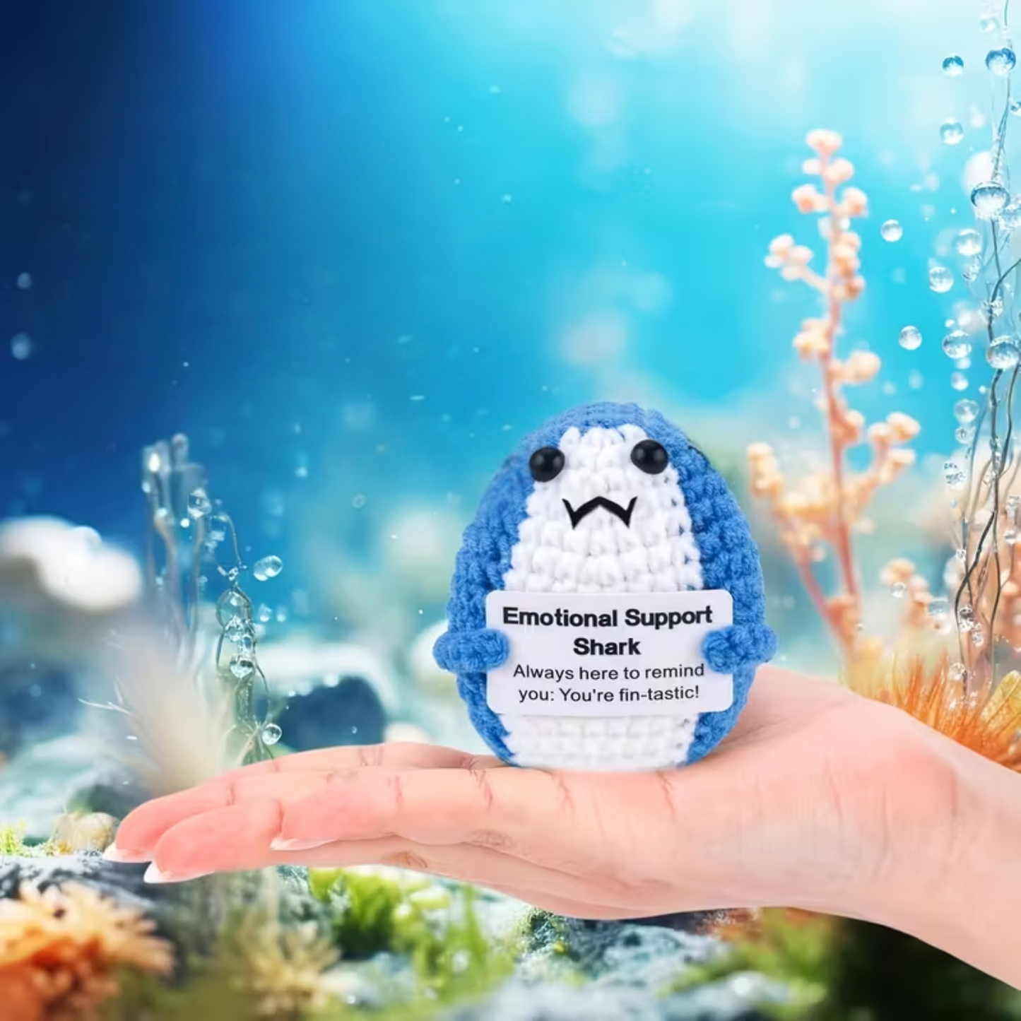 Emotional Support Shark - Blue