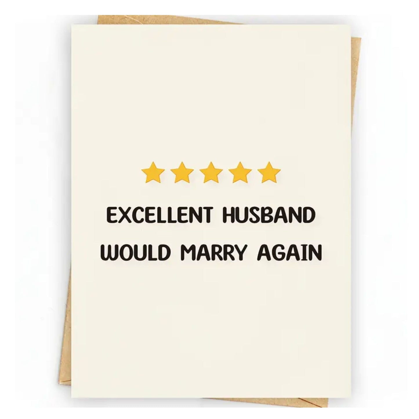 Excellent Husband Greeting Card