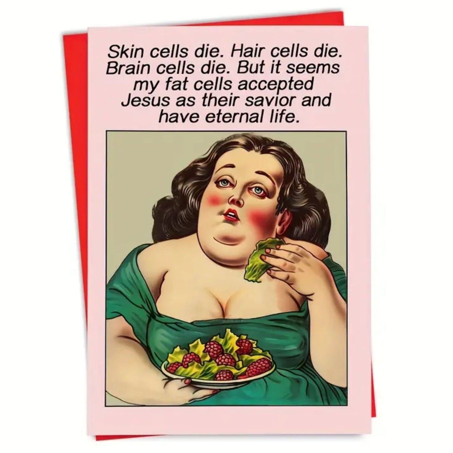 Fat Cells Greeting Card