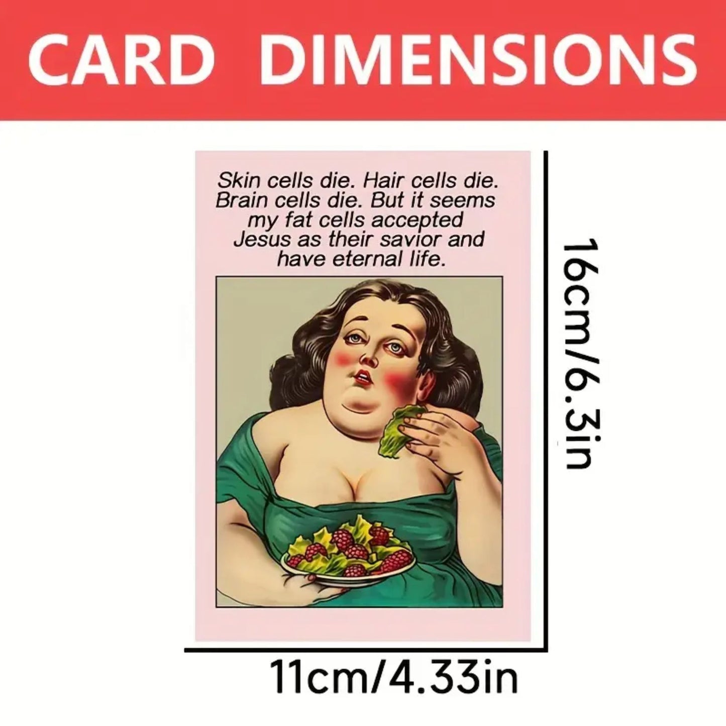 Fat Cells Greeting Card