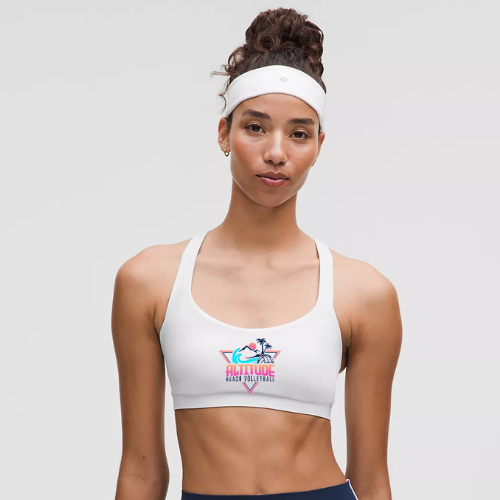 Altitude x lululemon FlexyFlex Strappy Yoga Bra Light Support, A-C Cups - White