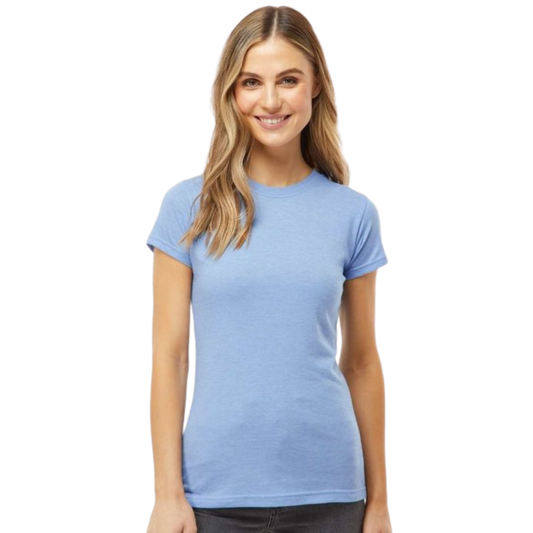 Forever Run Wild -  Womens Favourite Tee - Heather Blue