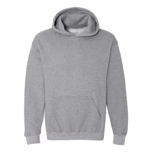Youth Hooded Sweatshirt - Graphite Heather