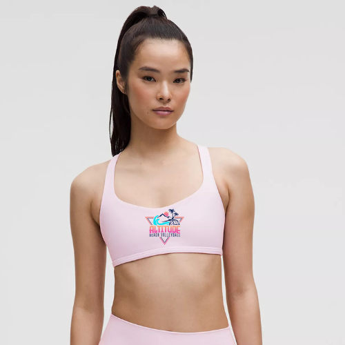 Altitude x lululemon -  Free to Be Bra - Wild *Light Support, A/B Cup - Pink Organza