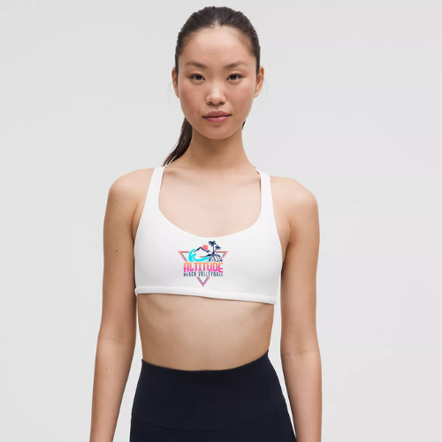 Altitude x lululemon -  Free to Be Bra - Wild *Light Support, A/B Cup - White