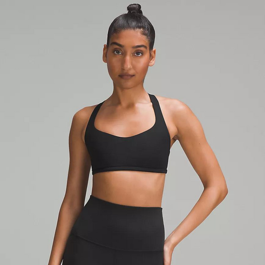 lululemon -  Free to Be Bra - Wild *Light Support, A/B Cup - Black