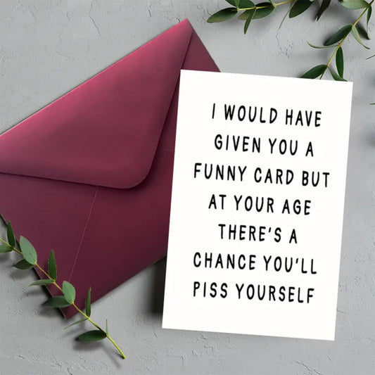 Funny Card Birthday Card