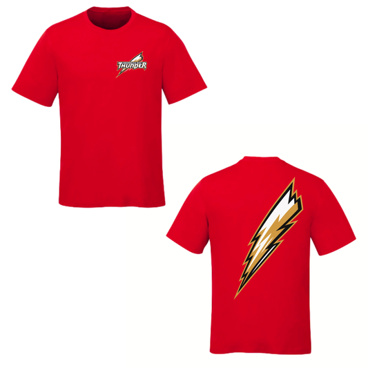 Georgian Bay Thunder Oversize Bolt T-Shirt - Red