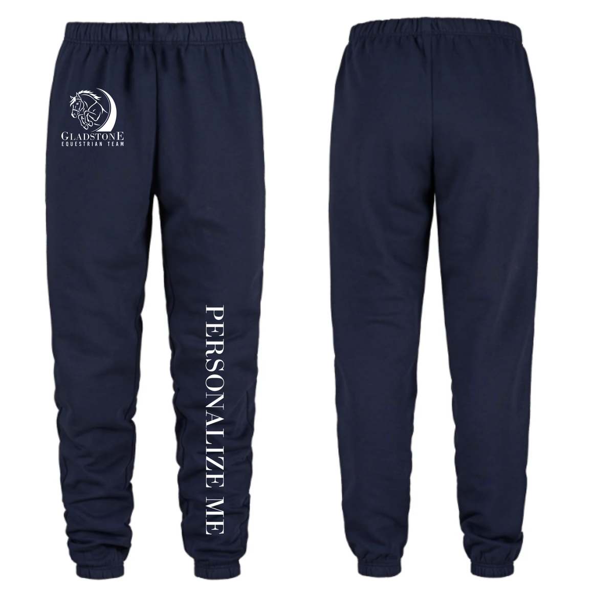 Gladstone Equestrian - Personalized Joggers - Navy