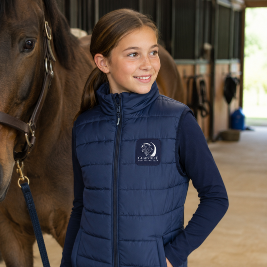 Gladstone Equestrian - Puffy Vest - Navy