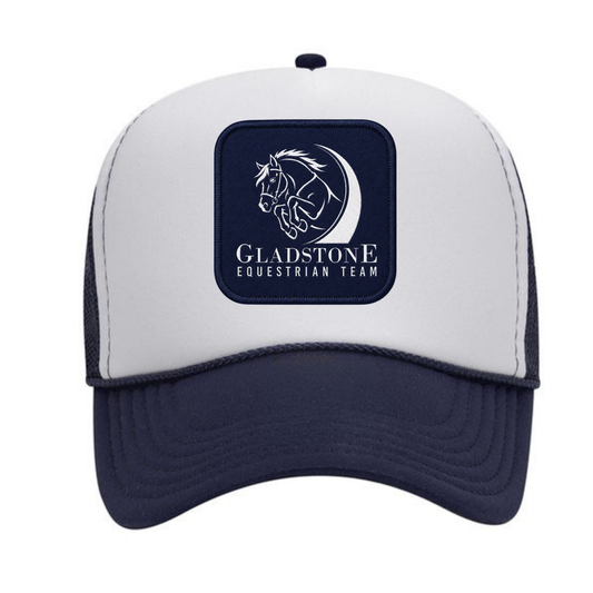 Gladstone Equestrian Navy/White Trucker Hat – Youth & Adult