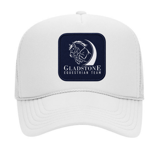 Gladstone Equestrian White Trucker Hat – Youth & Adult