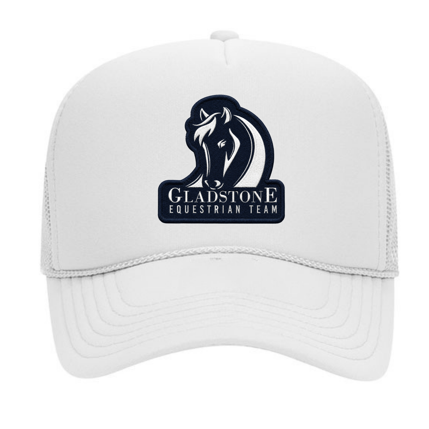 Gladstone Equestrian White Trucker Hat – Youth & Adult