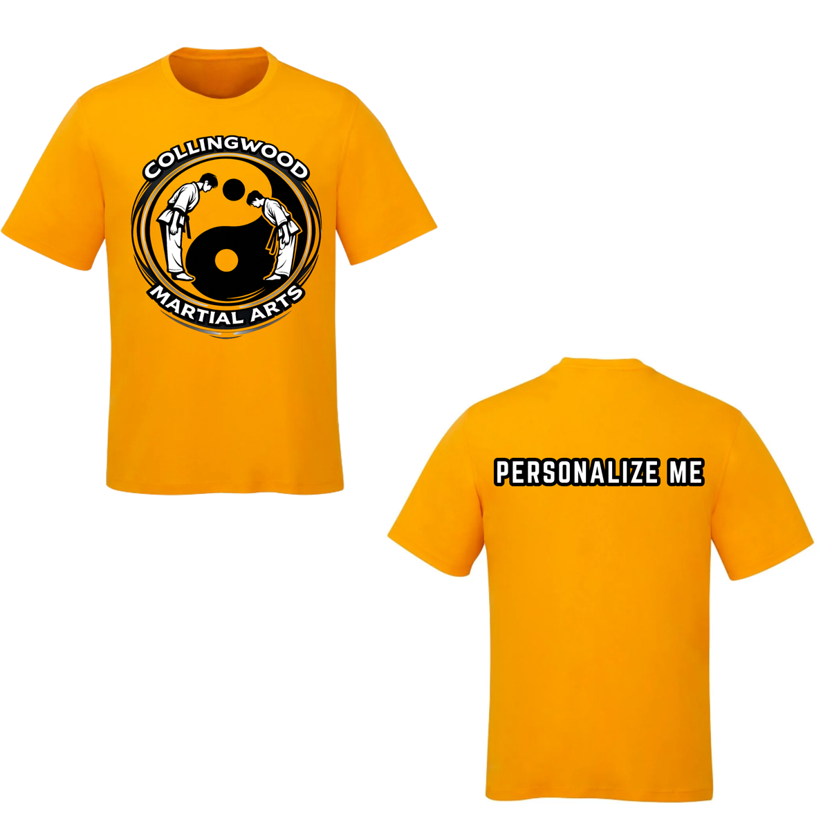 CMAC Short Sleeve Shirt - Oversize Logo / Gold