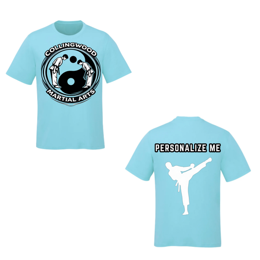 CMAC Dynamic Martial Arts Short Sleeve Shirt - Light Blue