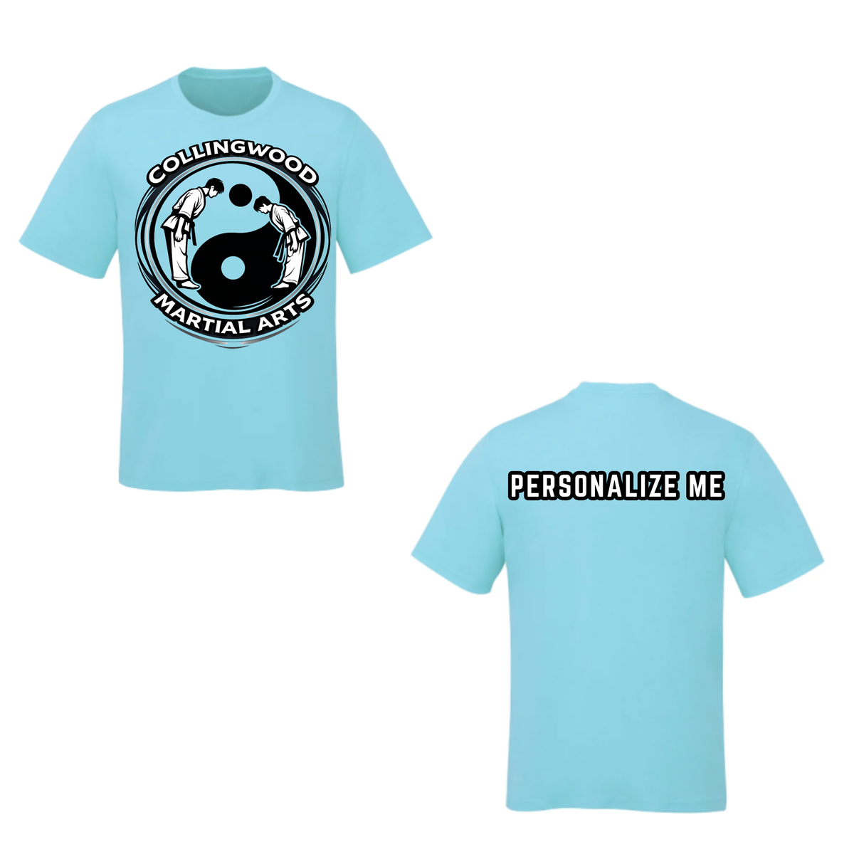 CMAC Short Sleeve Shirt - Oversize Logo / Light Blue