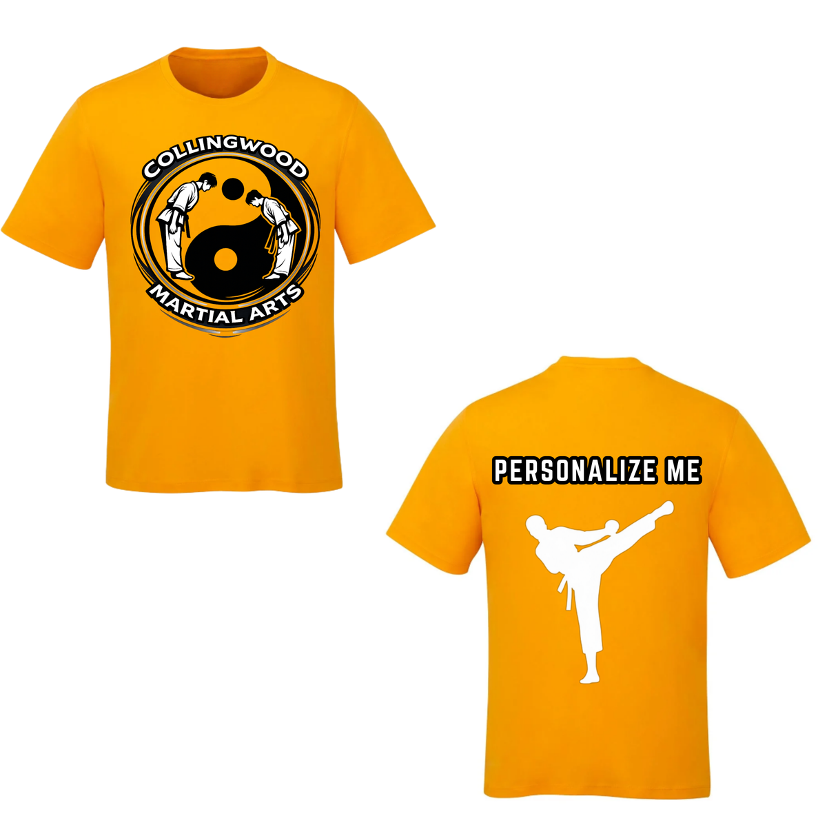 CMAC Dynamic Martial Arts Short Sleeve Shirt - Gold