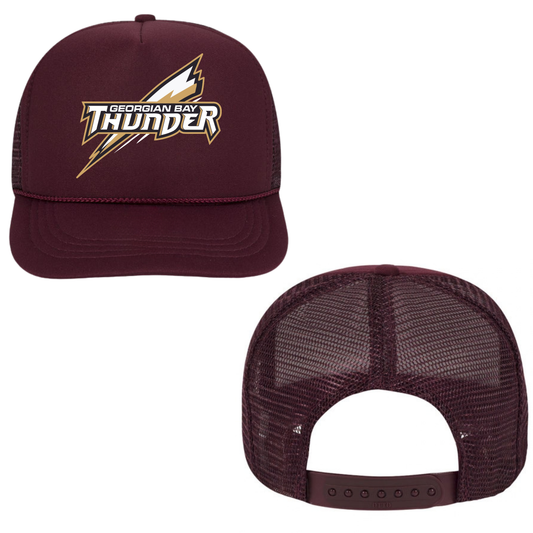 Georgian Bay Thunder Mesh Back Trucker Hat – Youth & Adult / Maroon