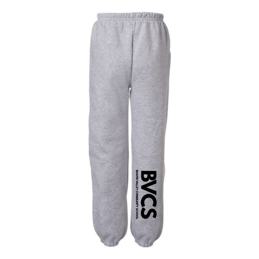 BVCS Joggers - Black Logo - Grey