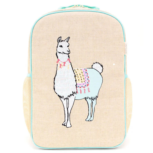 Grade School Backpack - Groovy Llama