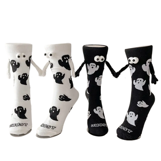 Ghostly Googly Eyes Magnetic Friendship Socks