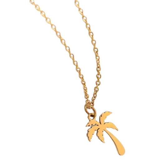 Golden Palm Necklace