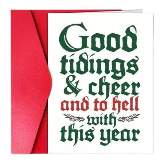 Good Tidings & Cheer Holiday Card