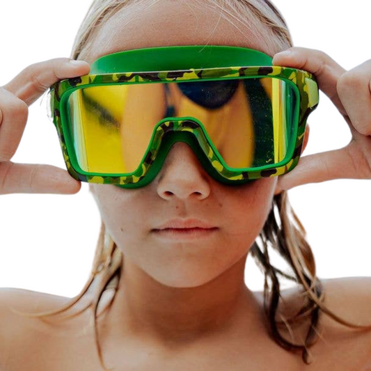 Guerilla Green Swim Goggles
