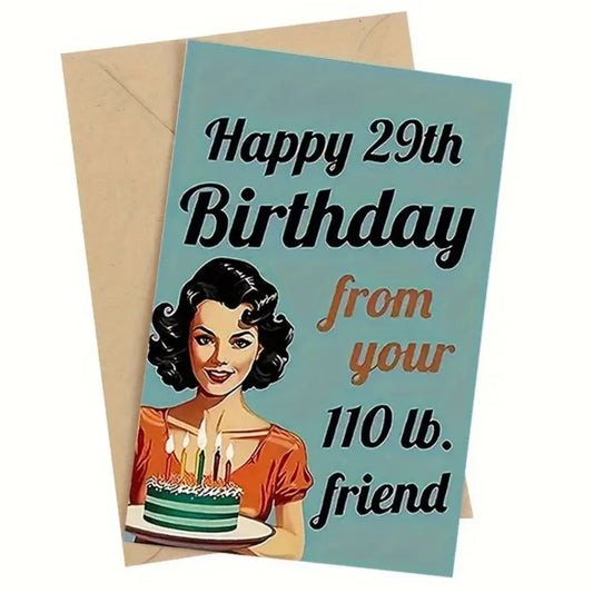 Happy 29th Birthday Card