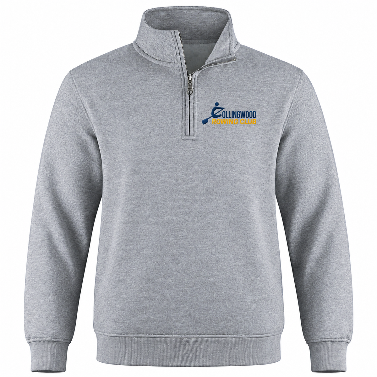 Collingwood Rowing Club Embroidered Quarter-Zip Sweatshirt - Grey