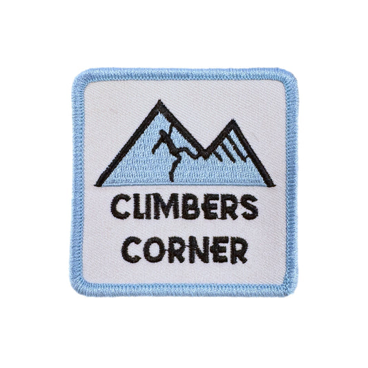 Iron on Patch - Climbers Corner ( 2.75" x 2.75")
