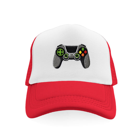 Ready, Player 1  Snapback Hat - Red / White