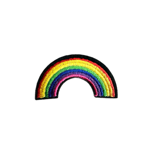 Iron on Patch - Rainbow (4.5 cm x 2.5 cm)