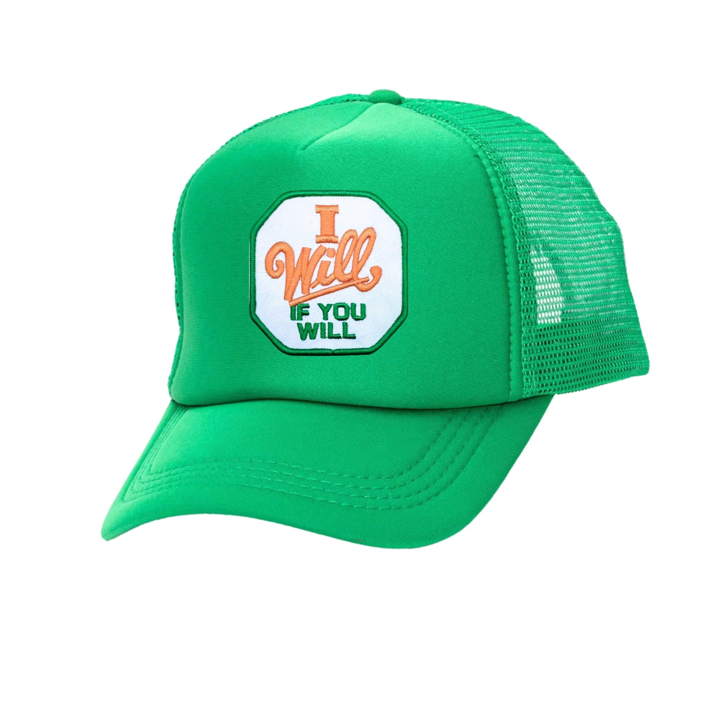 I Will If You Will Snapback Hat - Kelly Green / Kelly Green