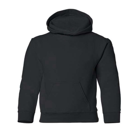 Youth Hooded Sweatshirt - Black