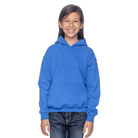 Youth Hooded Sweatshirt - Royal