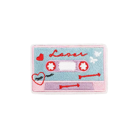 Iron on Patch - Taylor Swift Lover Mix Tape (7.0 cm x 4.5 cm)