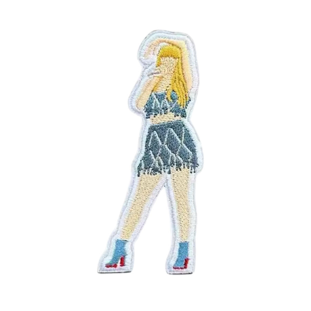 Iron on Patch - Taylor Swift 1989 (4.0 cm x 10.0 cm)