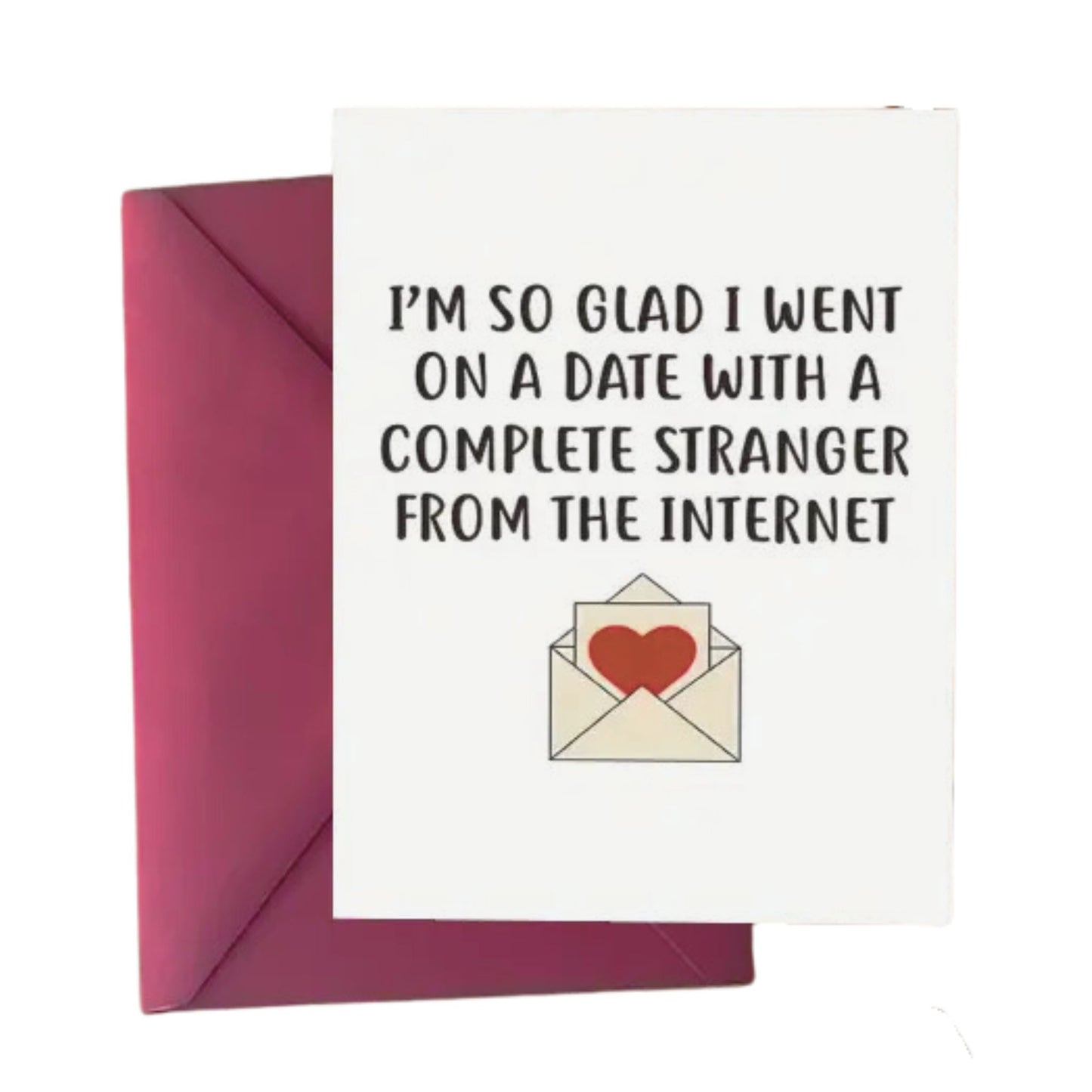 Internet Stranger Greeting Card