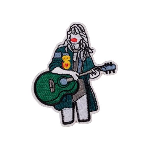 Iron on Patch - Taylor Swift Reputation Jacket & Guitar (6.9 cm x 6.1 cm)