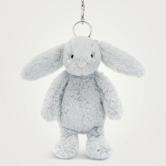 JELLYCAT - Bashful Grey Bunny Bag Charm