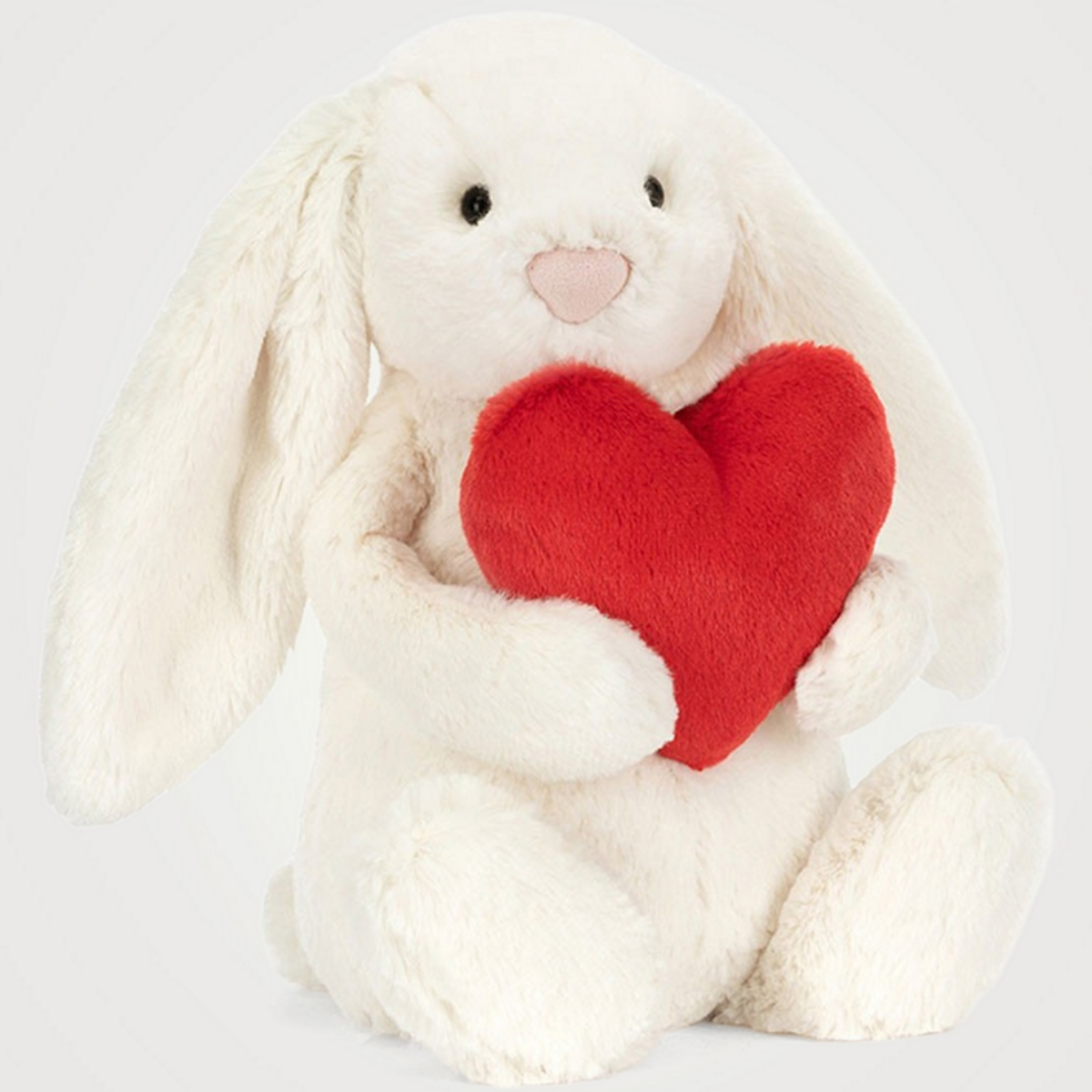 JELLYCAT - Original Bashful Red Love Heart Bunny Plush Toy