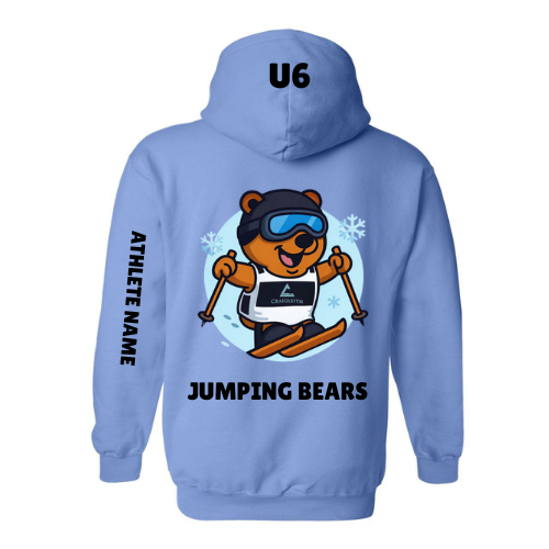 Craigleith Jumping Bears Hooded Sweatshirt - Carolina Blue