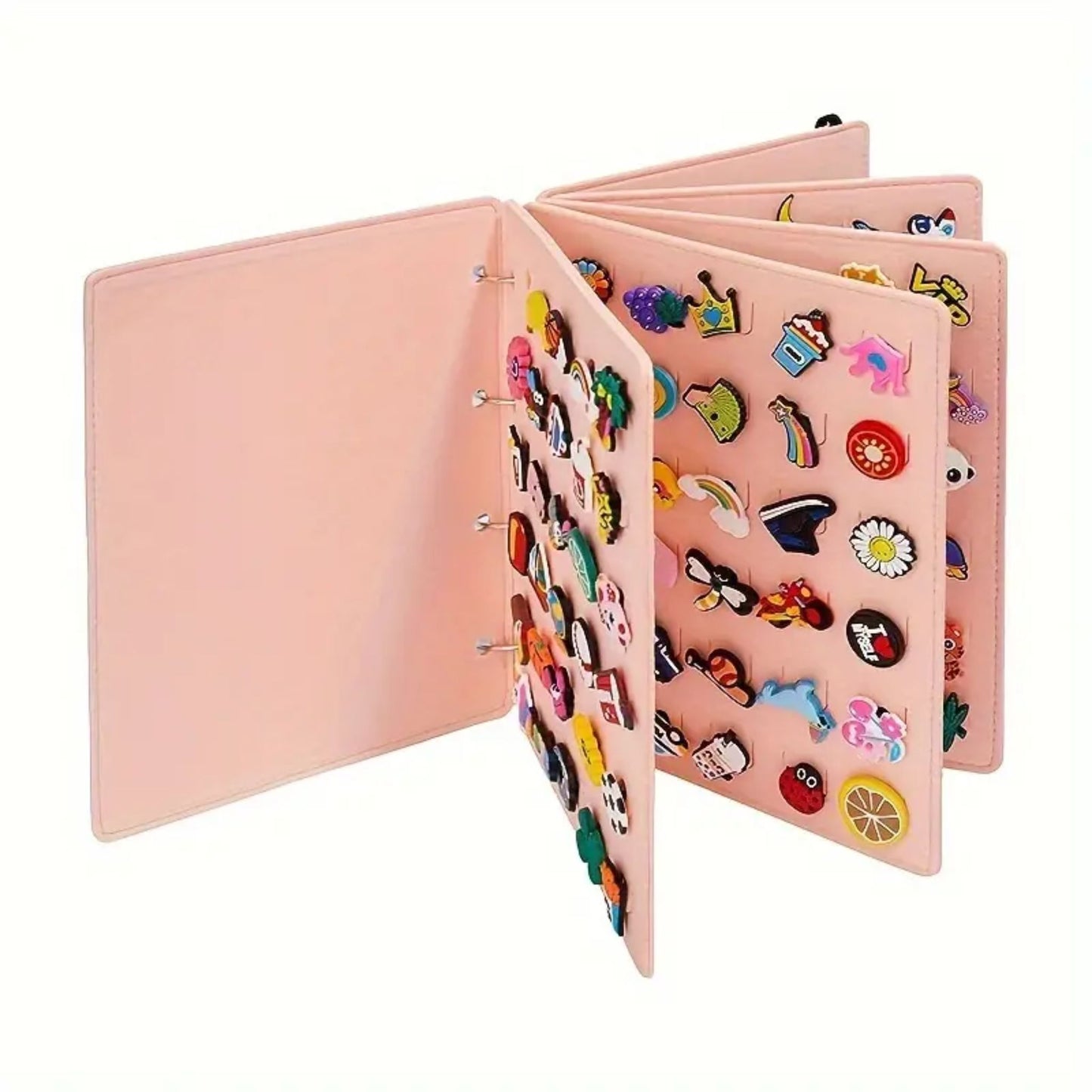 Jibbitz Flip Page Charm Organizer